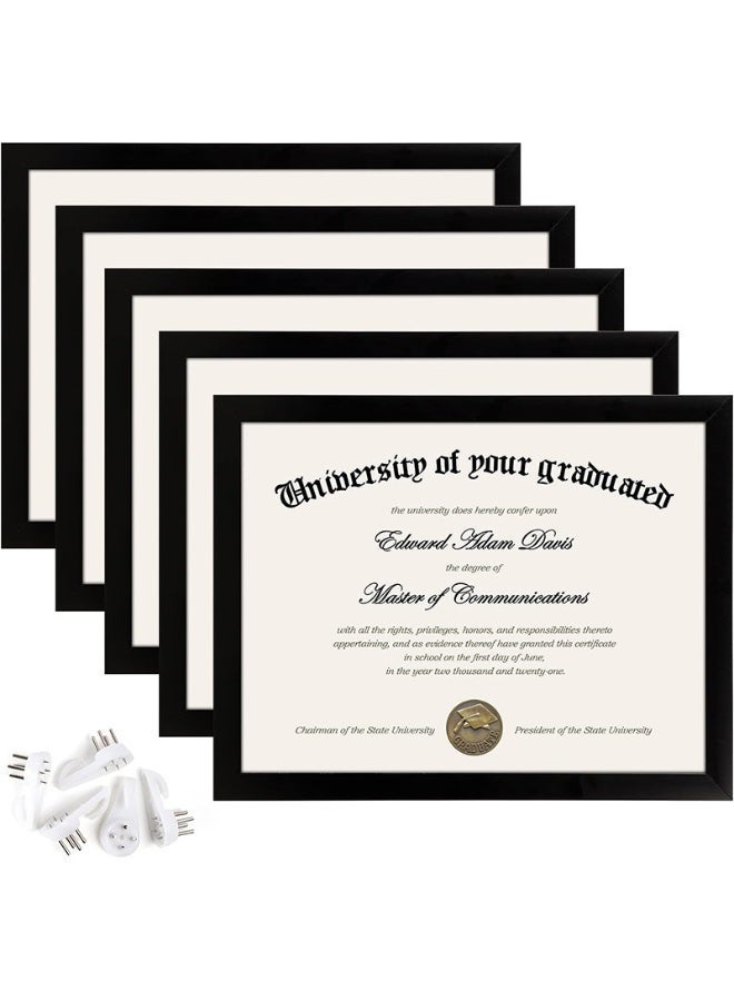 Picture Frame, (21×30cm) Photo Frame Display Pictures, Family Photo Frame for Wall Gallery, Black - Image 5